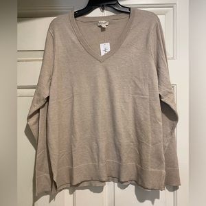 Style & Co v neck sweater NEW XL